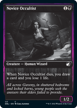 Novice Occultist [Innistrad: Double Feature] | Deep Dive Games St. Marys