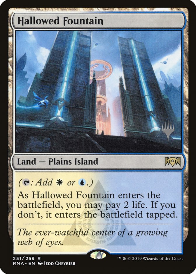 Hallowed Fountain (Promo Pack) [Ravnica Allegiance Promos] | Deep Dive Games St. Marys