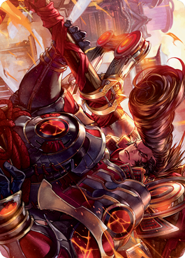 Upriser Renegade Art Card [Kamigawa: Neon Dynasty Art Series] | Deep Dive Games St. Marys