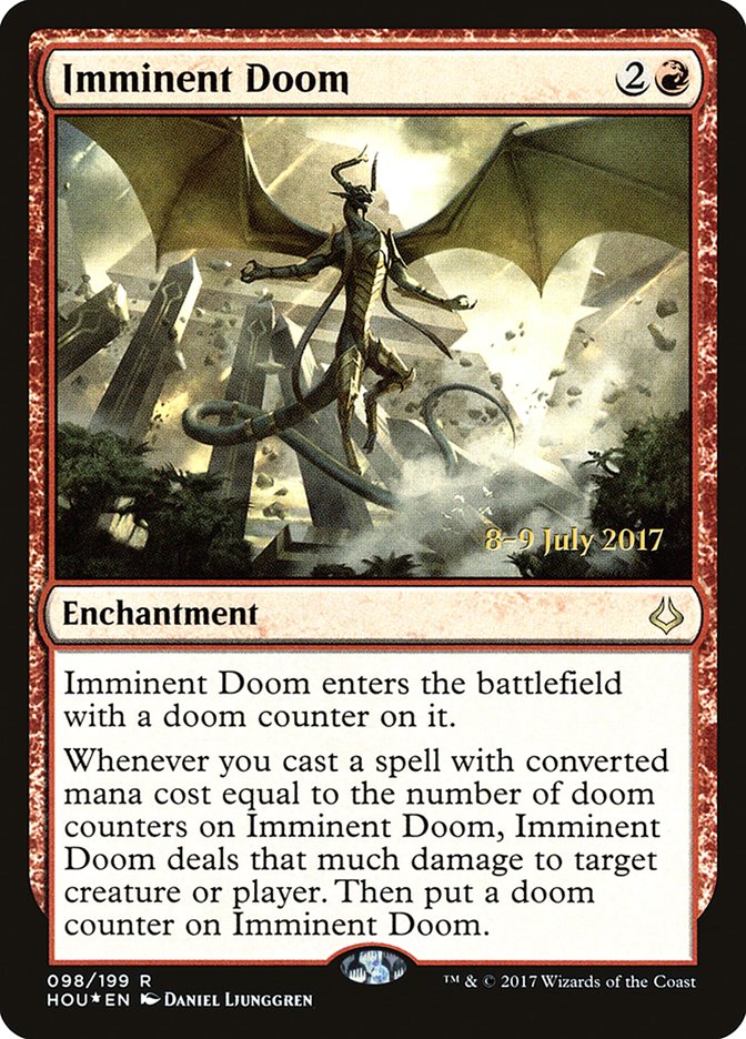 Imminent Doom [Hour of Devastation Prerelease Promos] | Deep Dive Games St. Marys