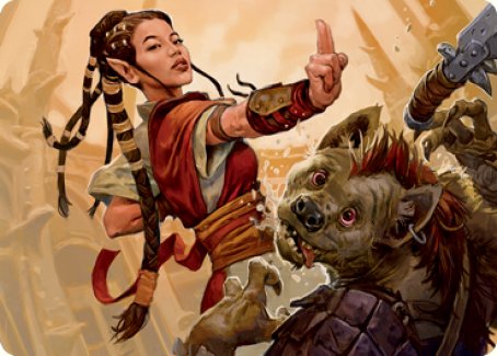 Half-Elf Monk Art Card [Dungeons & Dragons: Adventures in the Forgotten Realms Art Series] | Deep Dive Games St. Marys