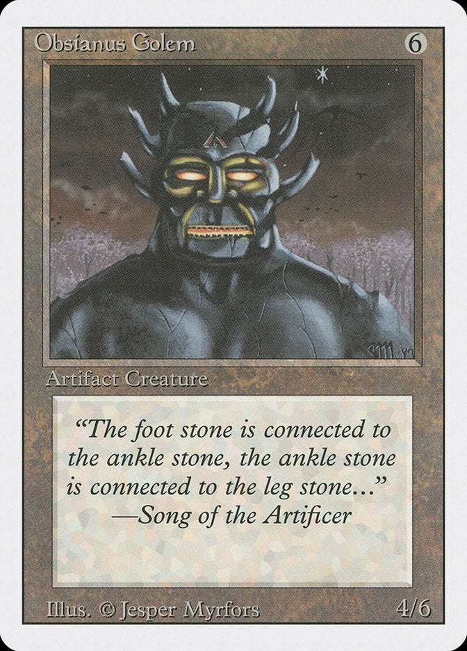 Obsianus Golem [Revised Edition] | Deep Dive Games St. Marys