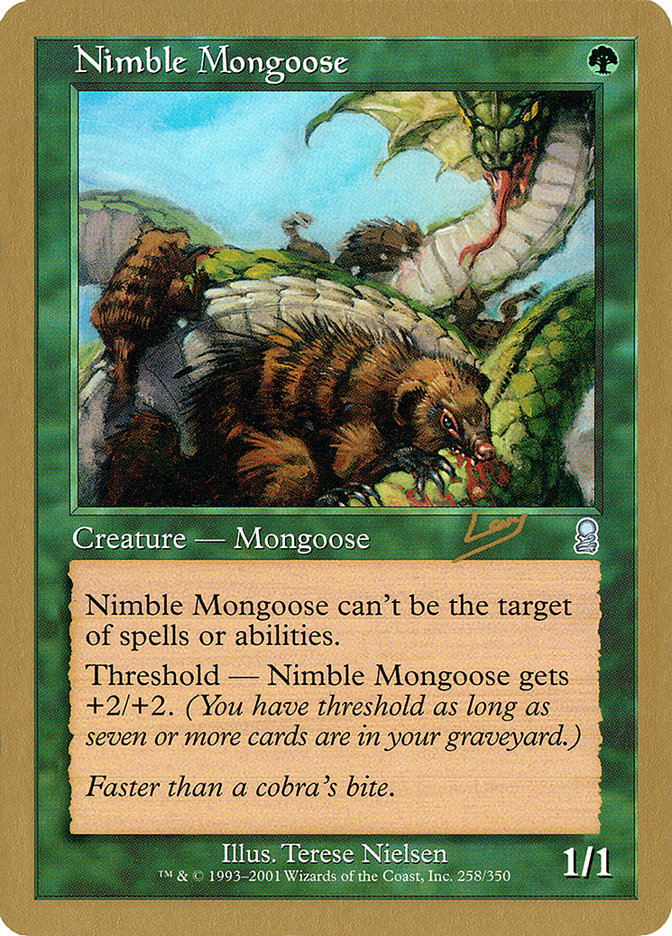 Nimble Mongoose (Raphael Levy) [World Championship Decks 2002] | Deep Dive Games St. Marys