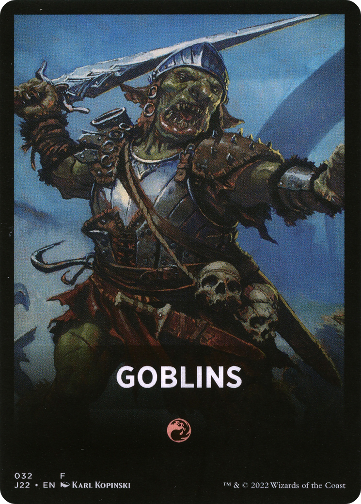 Goblins Theme Card [Jumpstart 2022 Front Cards] | Deep Dive Games St. Marys