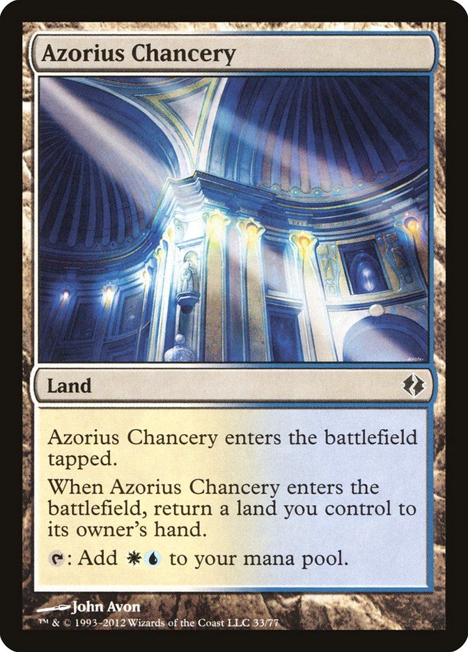 Azorius Chancery [Duel Decks: Venser vs. Koth] | Deep Dive Games St. Marys