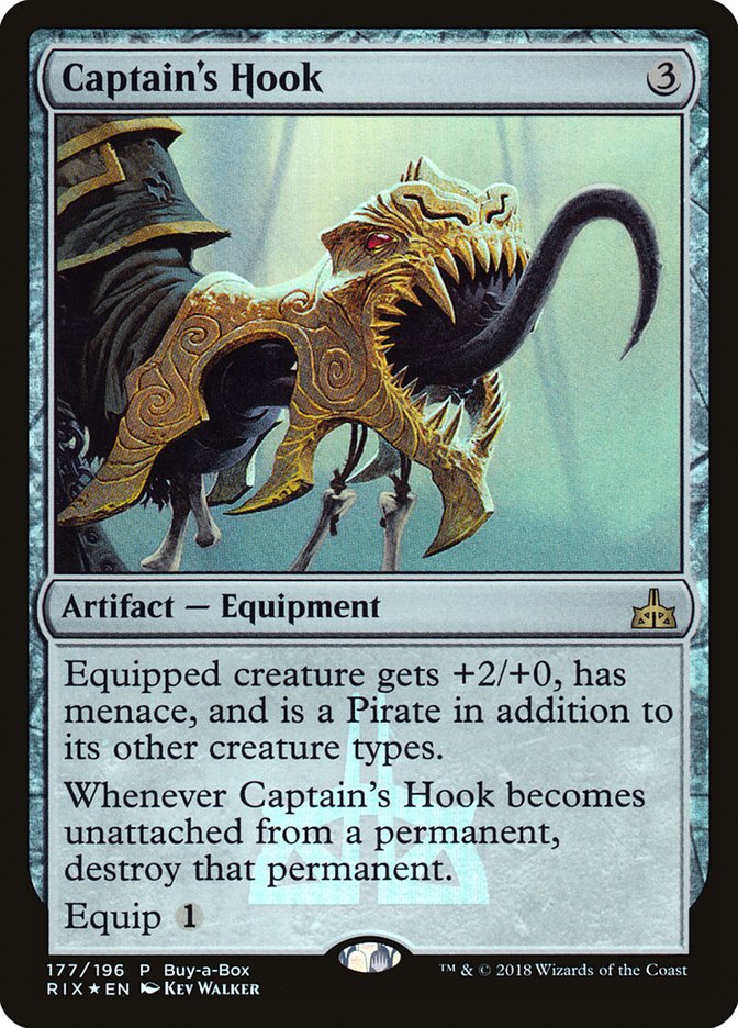 Captain's Hook (Buy-A-Box) [Rivals of Ixalan Promos] | Deep Dive Games St. Marys