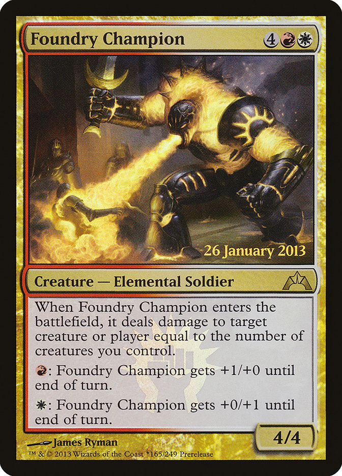 Foundry Champion [Gatecrash Prerelease Promos] | Deep Dive Games St. Marys