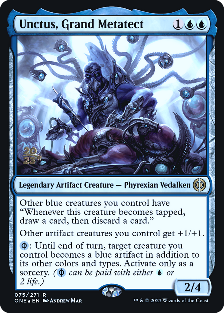 Unctus, Grand Metatect [Phyrexia: All Will Be One Prerelease Promos] | Deep Dive Games St. Marys