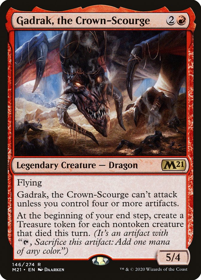 Gadrak, the Crown-Scourge [Core Set 2021] | Deep Dive Games St. Marys