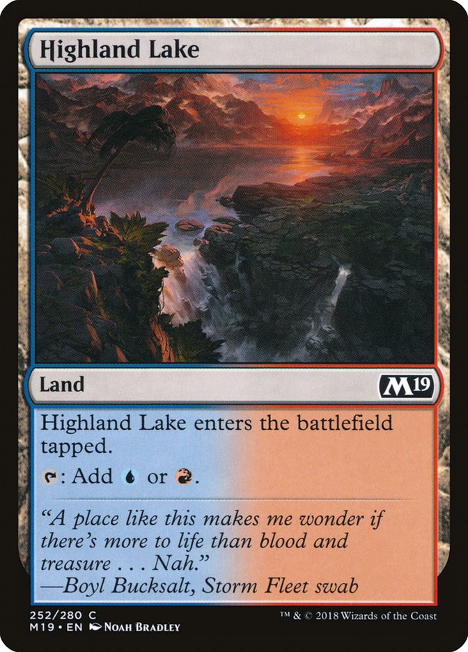 Highland Lake [Core Set 2019] | Deep Dive Games St. Marys