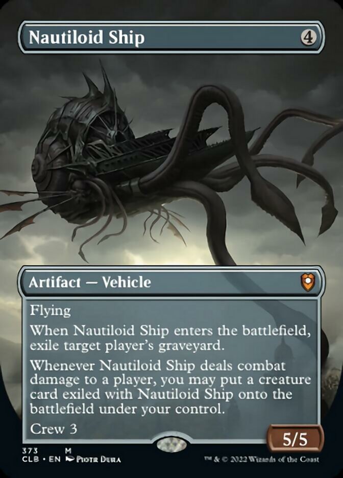 Nautiloid Ship (Borderless Alternate Art) [Commander Legends: Battle for Baldur's Gate] | Deep Dive Games St. Marys