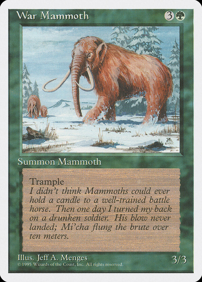 War Mammoth [Fourth Edition] | Deep Dive Games St. Marys