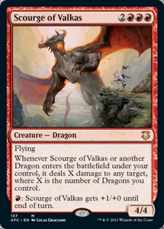 Scourge of Valkas [Dungeons & Dragons: Adventures in the Forgotten Realms Commander] | Deep Dive Games St. Marys