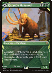 Kazandu Mammoth // Kazandu Valley (Showcase) [Zendikar Rising] | Deep Dive Games St. Marys