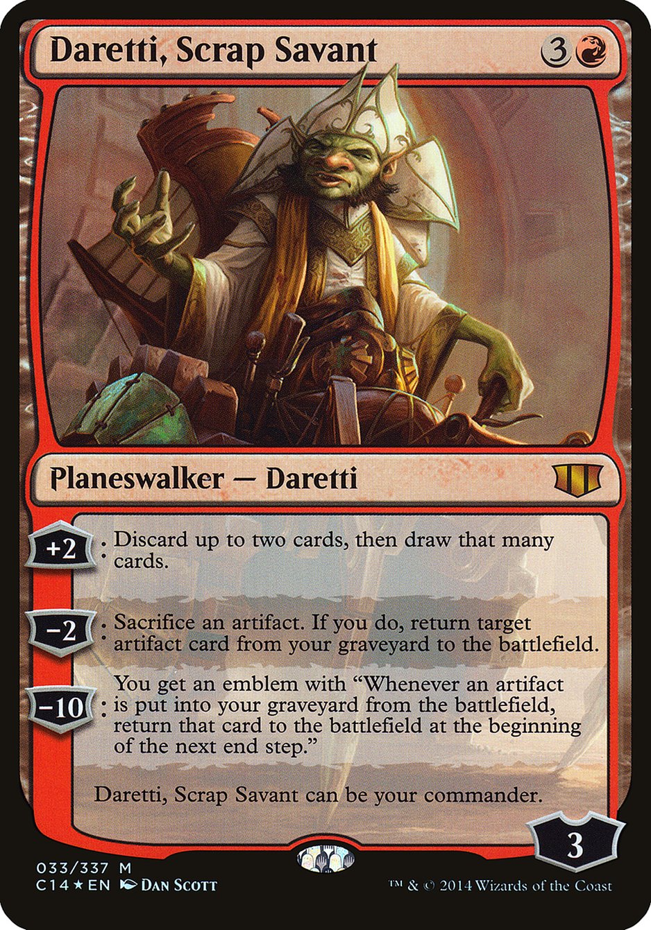 Daretti, Scrap Savant (Oversized) [Commander 2014 Oversized] | Deep Dive Games St. Marys