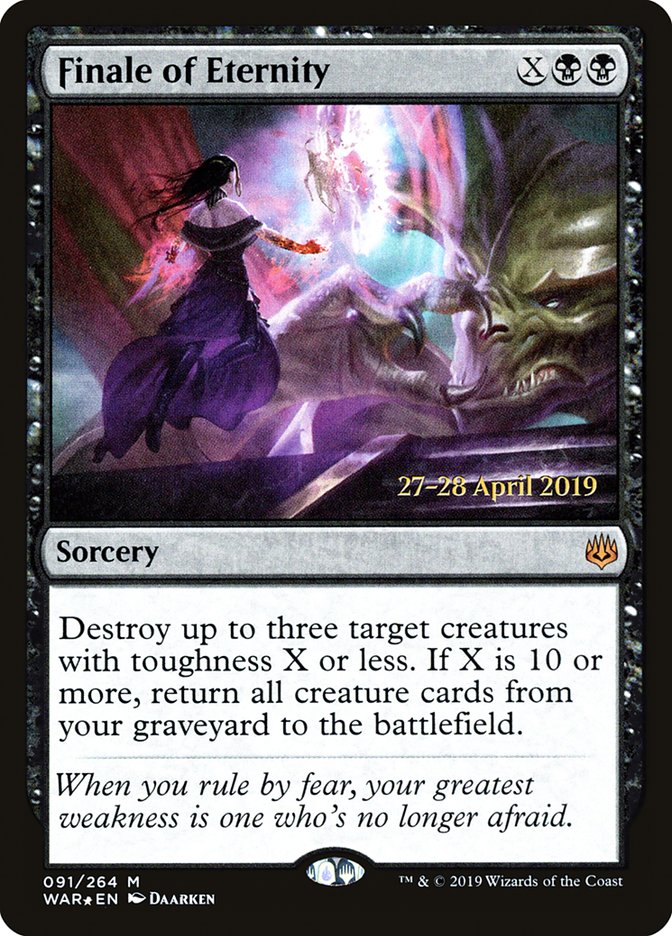 Finale of Eternity [War of the Spark Prerelease Promos] | Deep Dive Games St. Marys