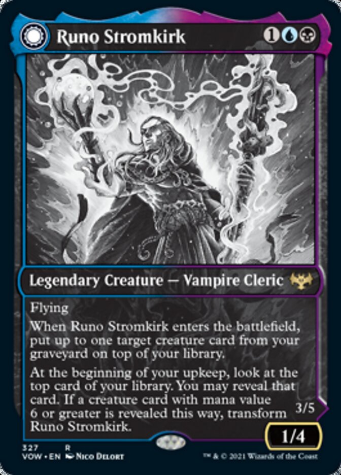 Runo Stromkirk // Krothuss, Lord of the Deep (Showcase Eternal Night) [Innistrad: Crimson Vow] | Deep Dive Games St. Marys