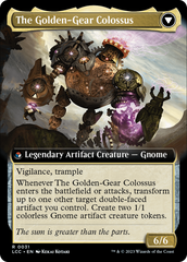 Tetzin, Gnome Champion // The Golden-Gear Colossus (Extended Art) [The Lost Caverns of Ixalan Commander] | Deep Dive Games St. Marys