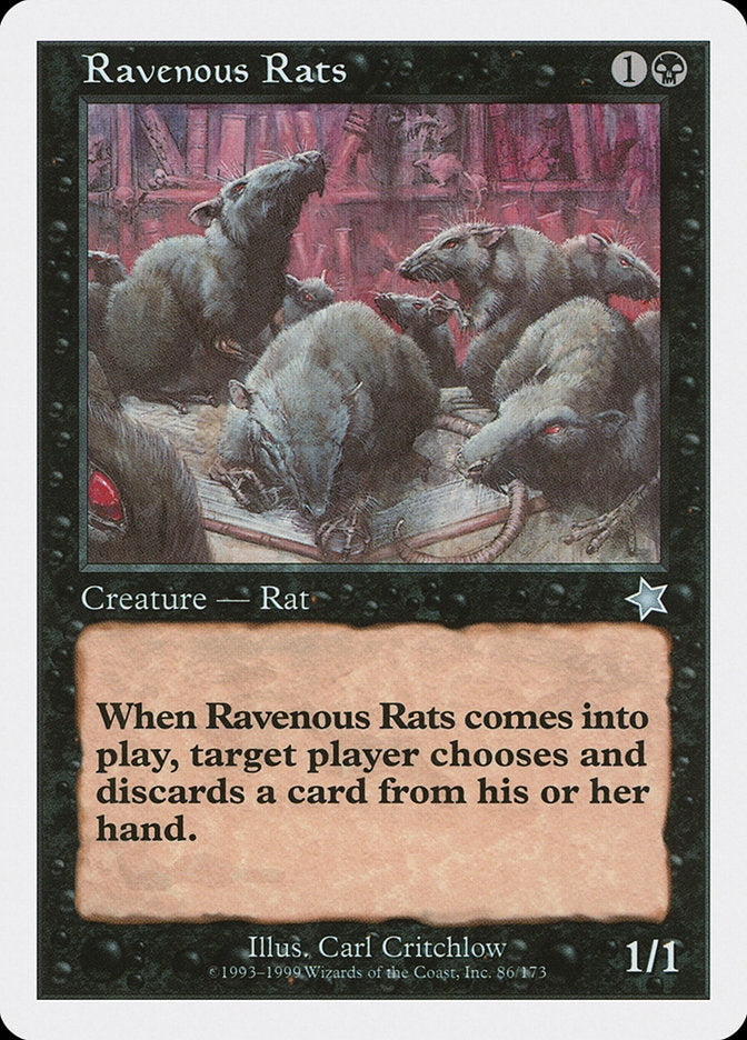 Ravenous Rats [Starter 1999] | Deep Dive Games St. Marys