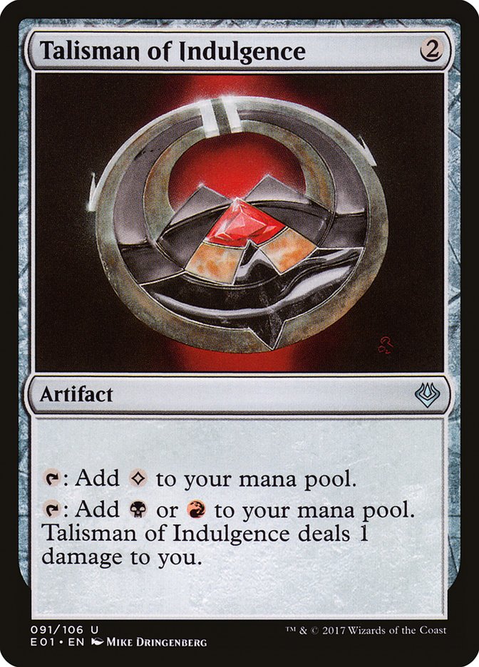 Talisman of Indulgence [Archenemy: Nicol Bolas] | Deep Dive Games St. Marys