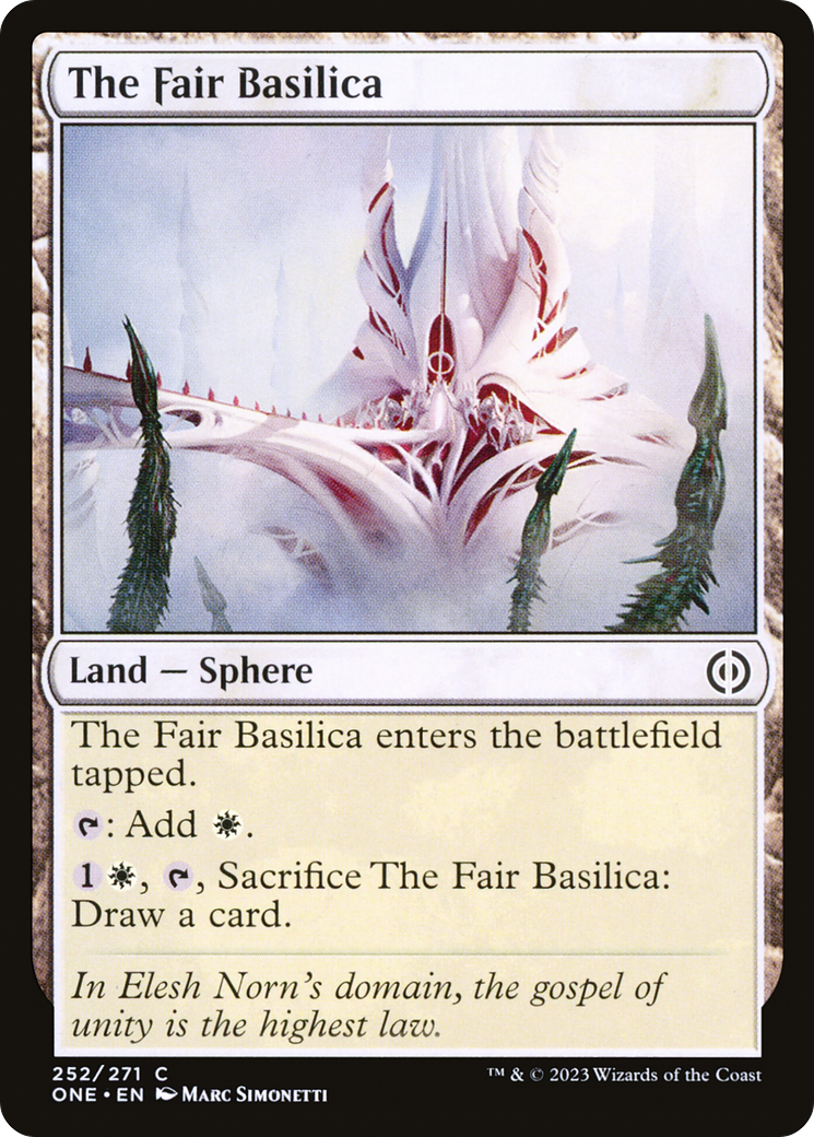 The Fair Basilica [Phyrexia: All Will Be One] | Deep Dive Games St. Marys