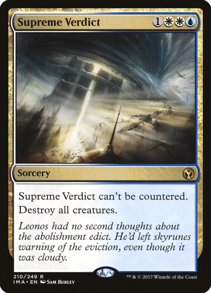 Supreme Verdict [Iconic Masters] | Deep Dive Games St. Marys