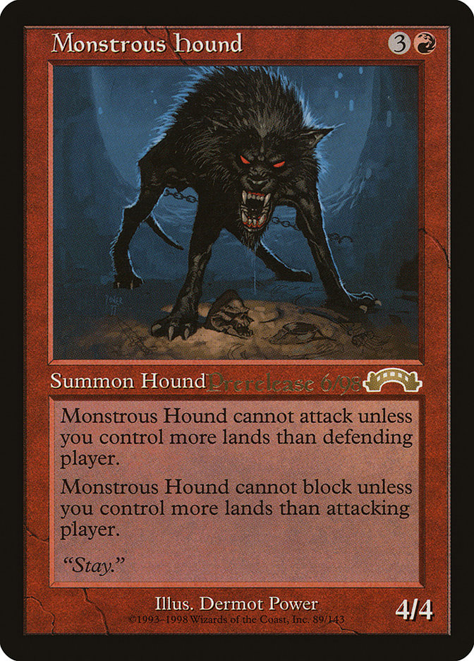 Monstrous Hound [Exodus Promos] | Deep Dive Games St. Marys