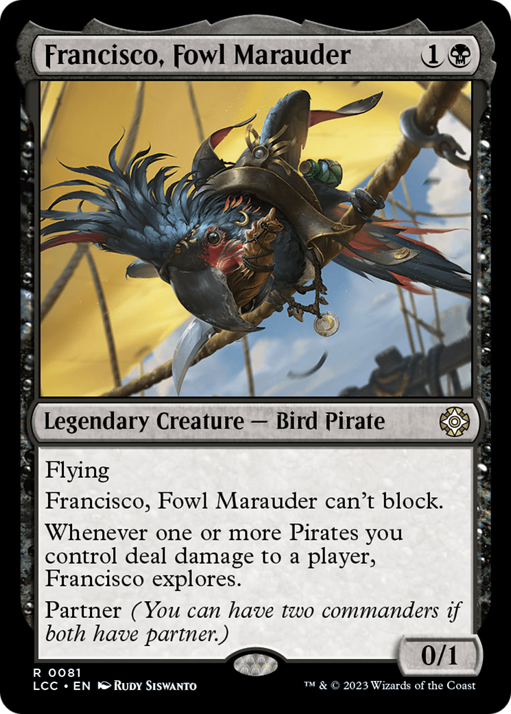 Francisco, Fowl Marauder [The Lost Caverns of Ixalan Commander] | Deep Dive Games St. Marys