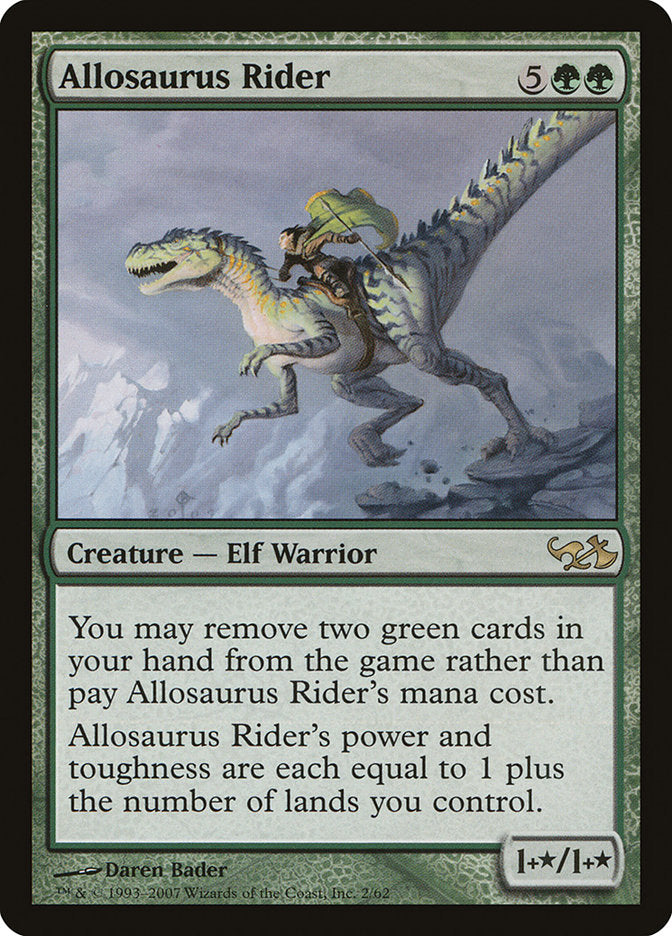 Allosaurus Rider [Duel Decks: Elves vs. Goblins] | Deep Dive Games St. Marys