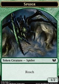 Spider // Wolf Double-Sided Token [Commander 2015 Tokens] | Deep Dive Games St. Marys