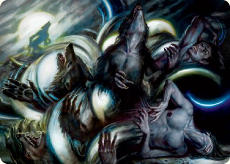 Lunar Rejection Art Card [Innistrad: Crimson Vow Art Series] | Deep Dive Games St. Marys