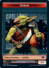 Smoke Blessing // Goblin Double-Sided Token [Kamigawa: Neon Dynasty Commander Tokens] | Deep Dive Games St. Marys