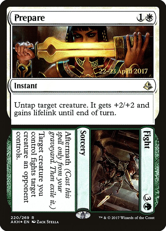 Prepare // Fight [Amonkhet Prerelease Promos] | Deep Dive Games St. Marys