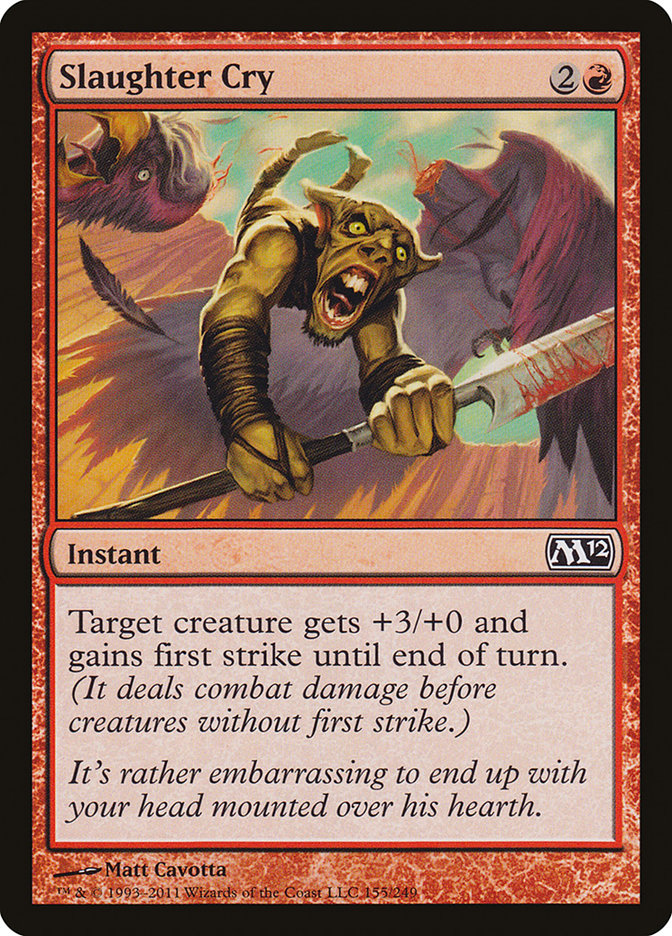 Slaughter Cry [Magic 2012] | Deep Dive Games St. Marys