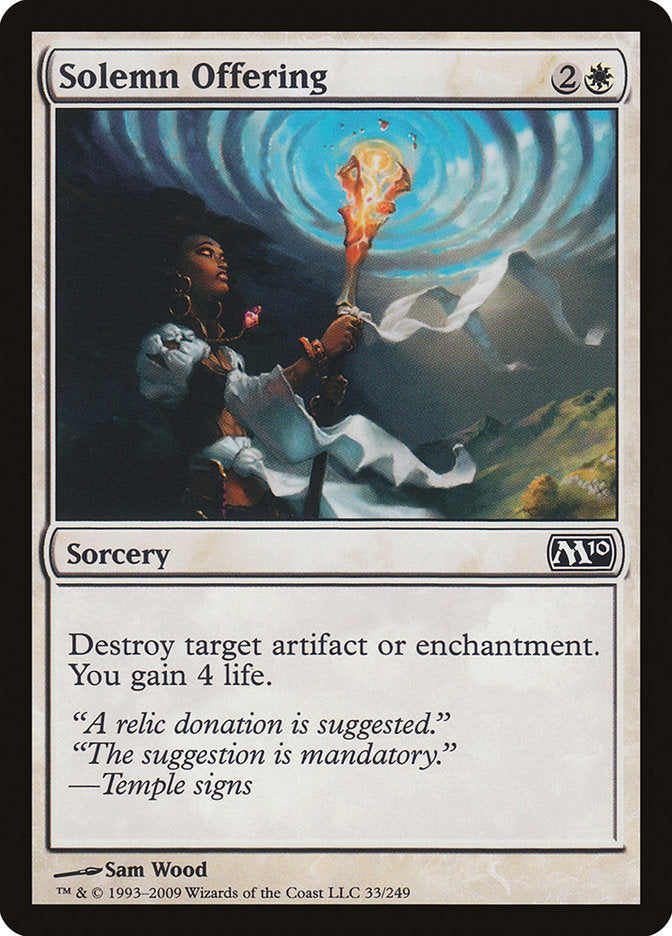 Solemn Offering [Magic 2010] | Deep Dive Games St. Marys