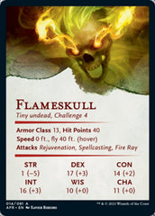 Flameskull Art Card [Dungeons & Dragons: Adventures in the Forgotten Realms Art Series] | Deep Dive Games St. Marys