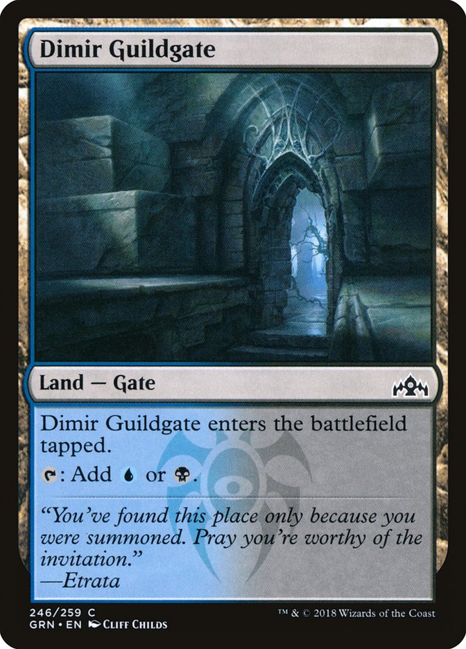 Dimir Guildgate (246/259) [Guilds of Ravnica] | Deep Dive Games St. Marys