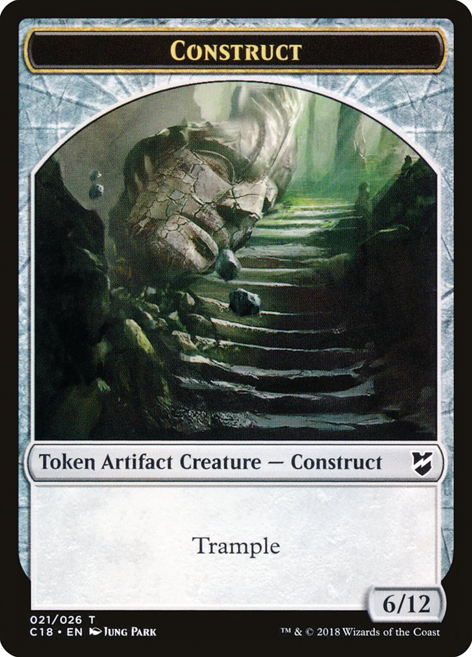 Construct Token (021/026) [Commander 2018 Tokens] | Deep Dive Games St. Marys