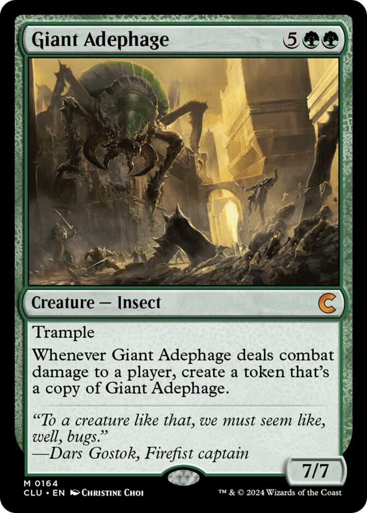 Giant Adephage [Ravnica: Clue Edition] | Deep Dive Games St. Marys