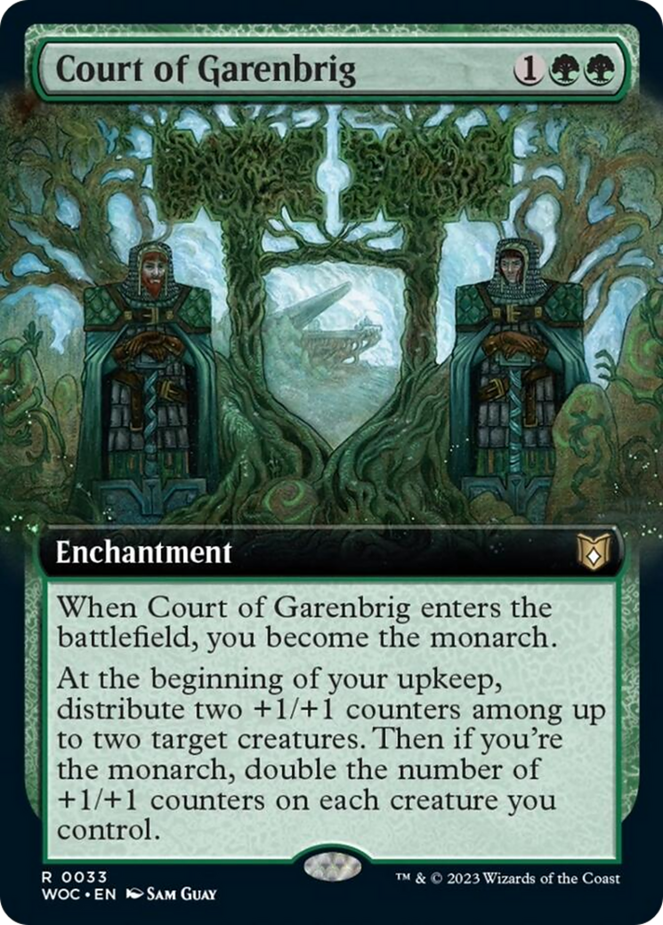 Court of Garenbrig (Extended Art) [Wilds of Eldraine Commander] | Deep Dive Games St. Marys