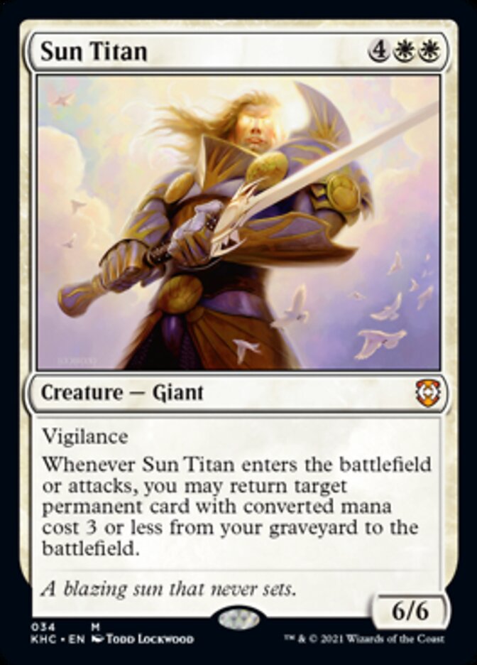 Sun Titan [Kaldheim Commander] | Deep Dive Games St. Marys