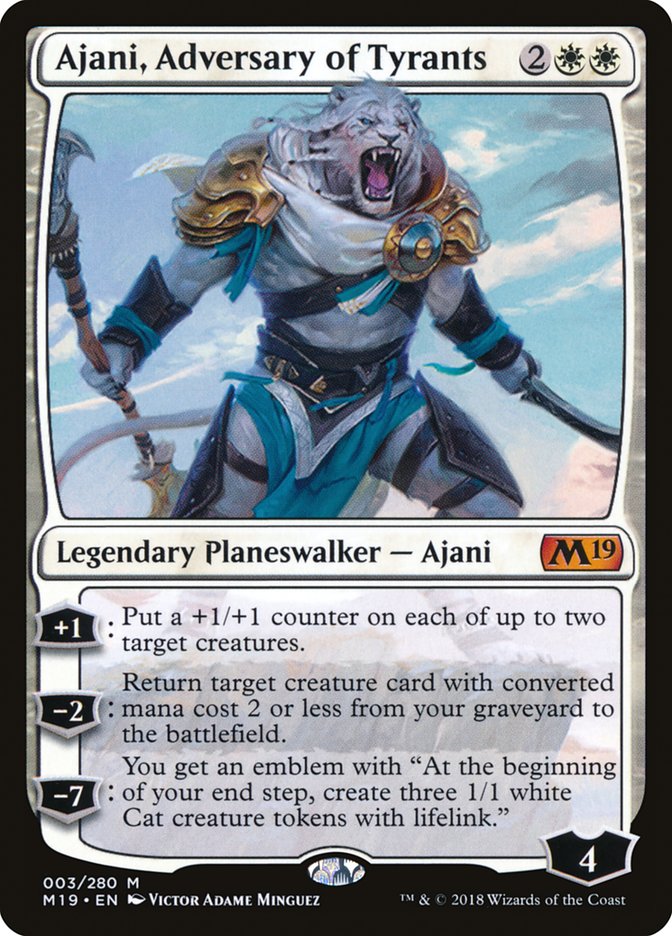 Ajani, Adversary of Tyrants [Core Set 2019] | Deep Dive Games St. Marys