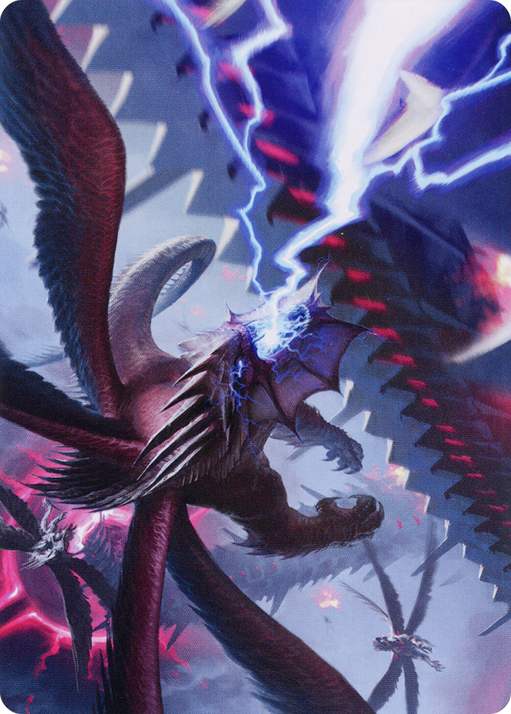 Defiant Thundermaw Art Card [March of the Machine Art Series] | Deep Dive Games St. Marys