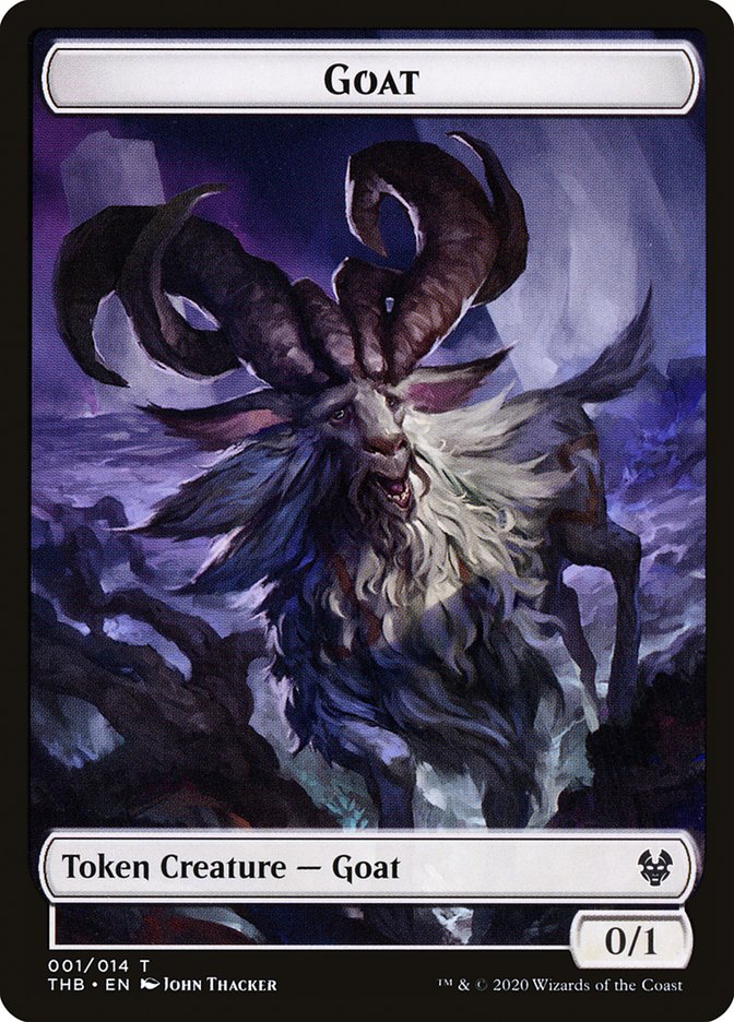 Goat Token [Theros Beyond Death Tokens] | Deep Dive Games St. Marys