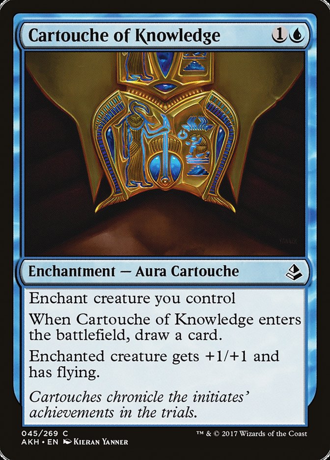 Cartouche of Knowledge [Amonkhet] | Deep Dive Games St. Marys