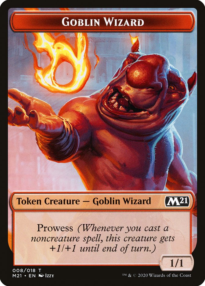 Goblin Wizard Token [Core Set 2021 Tokens] | Deep Dive Games St. Marys