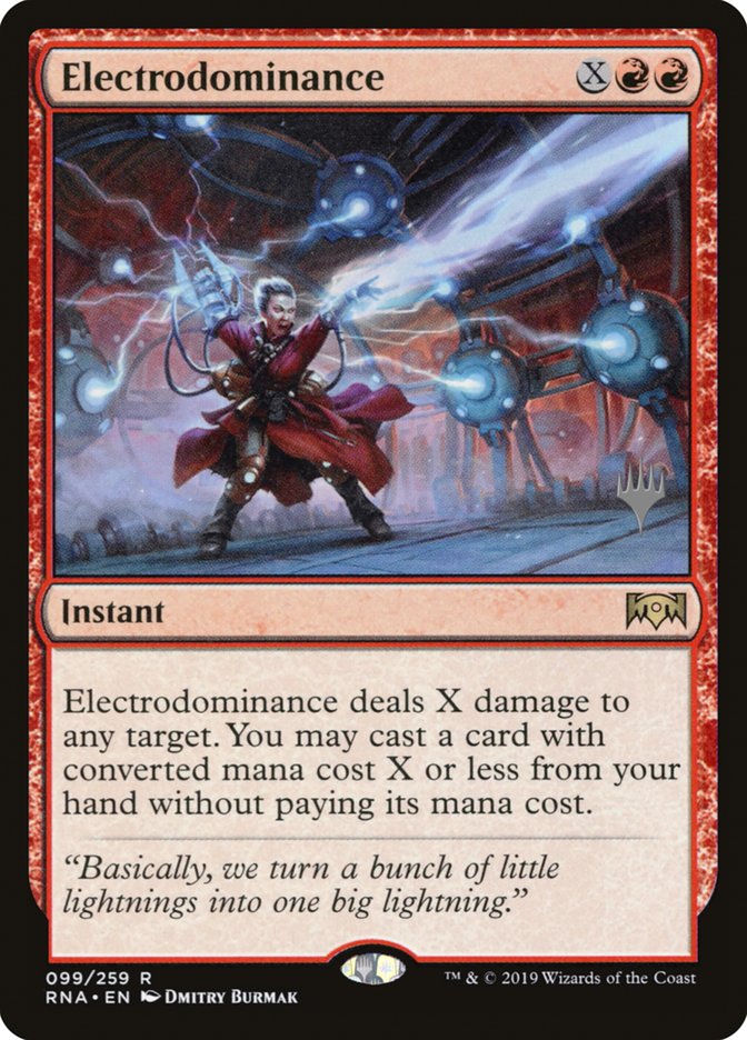 Electrodominance (Promo Pack) [Ravnica Allegiance Promos] | Deep Dive Games St. Marys