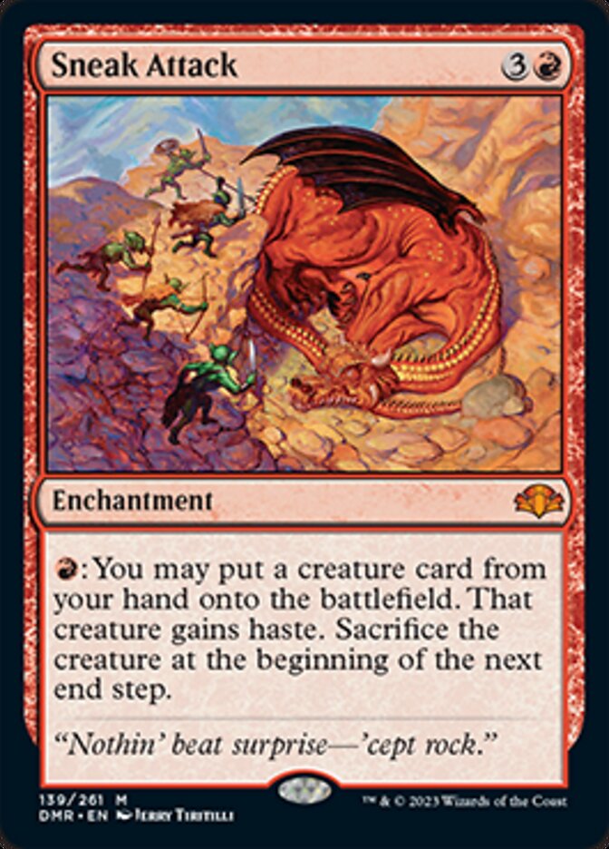 Sneak Attack [Dominaria Remastered] | Deep Dive Games St. Marys