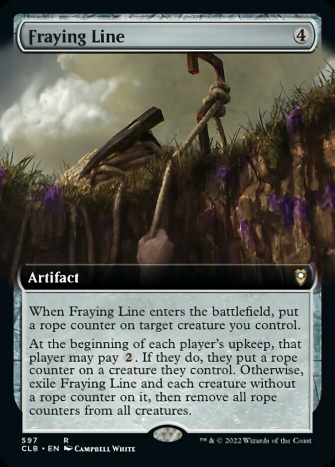 Fraying Line (Extended Art) [Commander Legends: Battle for Baldur's Gate] | Deep Dive Games St. Marys