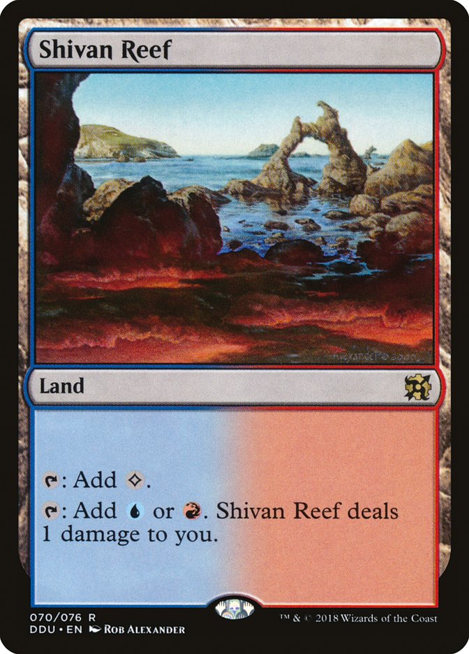 Shivan Reef [Duel Decks: Elves vs. Inventors] | Deep Dive Games St. Marys